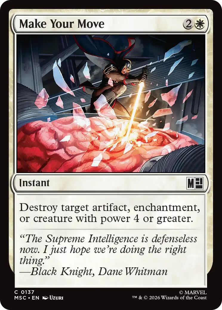 Image for Make Your Move (Commander: Marvel Super Heroes) (137) (MSC) - Magic: The Gathering