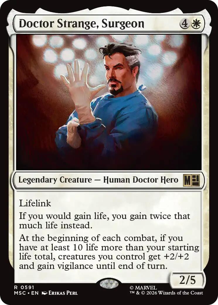Image for Doctor Strange, Surgeon (Commander: Marvel Super Heroes) (591) (MSC) - Magic: The Gathering