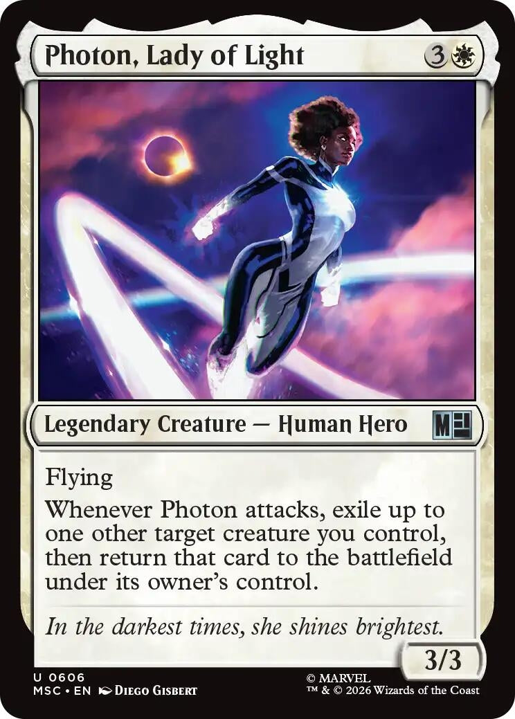 Image for Photon, Lady of Light (Commander: Marvel Super Heroes) (606) (MSC) - Magic: The Gathering