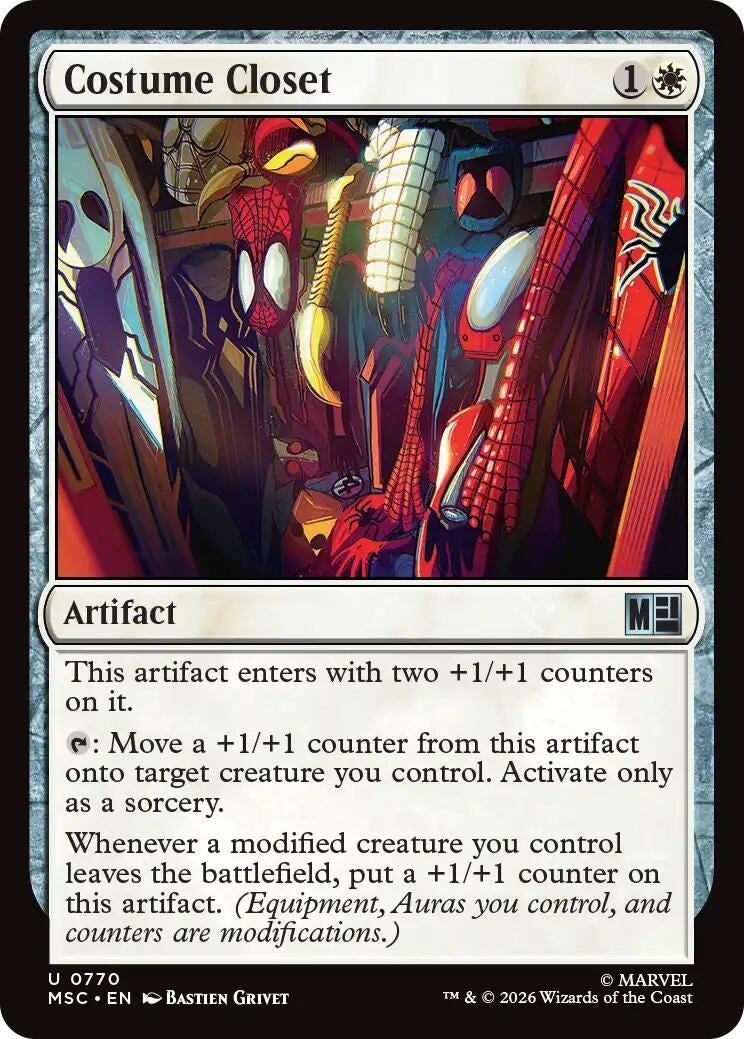 Image for Costume Closet (Commander: Marvel Super Heroes) (770) (MSC) - Magic: The Gathering