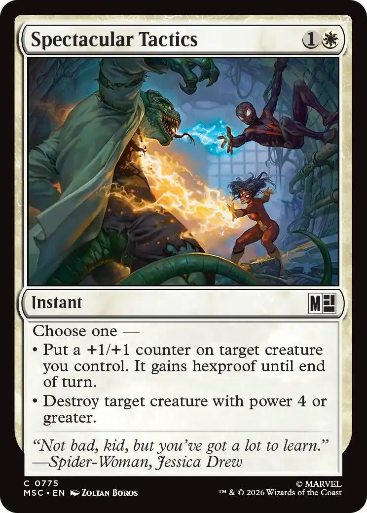 Image for Spectacular Tactics (Commander: Marvel Super Heroes) (775) (MSC) - Magic: The Gathering
