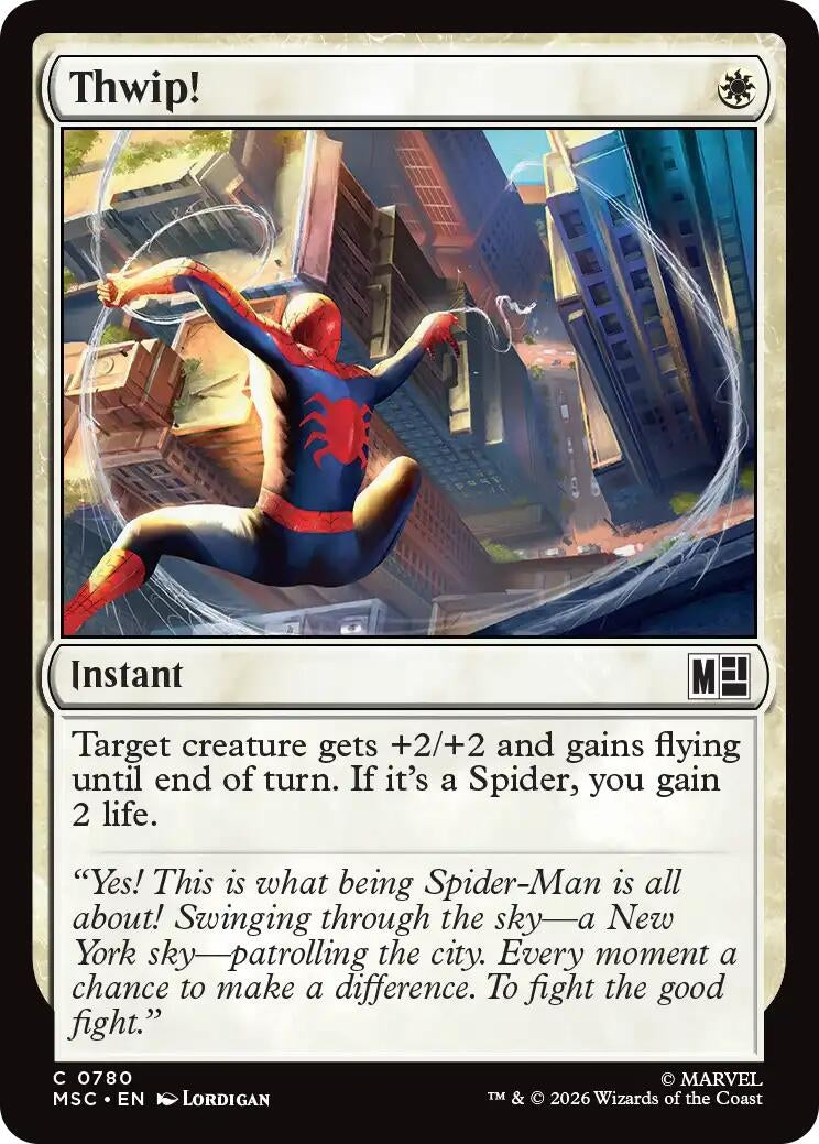 Image for Thwip! (Commander: Marvel Super Heroes) (780) (MSC) - Magic: The Gathering