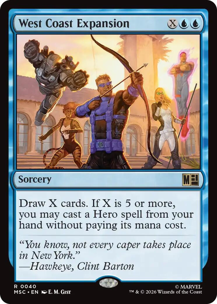 Image for West Coast Expansion (Commander: Marvel Super Heroes) (40) (MSC) - Magic: The Gathering
