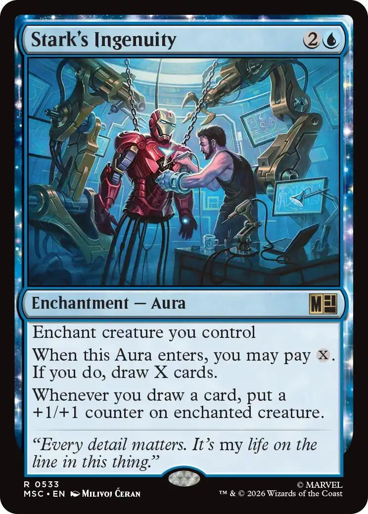 Image for Stark's Ingenuity (Commander: Marvel Super Heroes) (533) (MSC) - Magic: The Gathering
