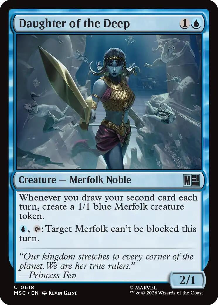 Image for Daughter of the Deep (Commander: Marvel Super Heroes) (618) (MSC) - Magic: The Gathering