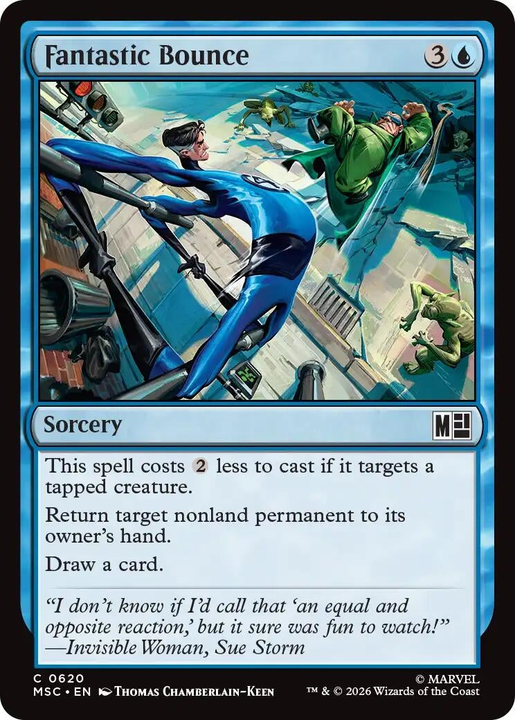 Image for Fantastic Bounce (Commander: Marvel Super Heroes) (620) (MSC) - Magic: The Gathering