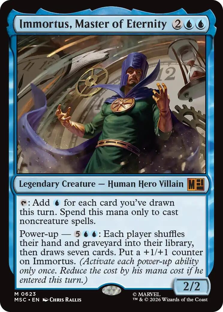 Image for Immortus, Master of Eternity (Commander: Marvel Super Heroes) (623) (MSC) - Magic: The Gathering