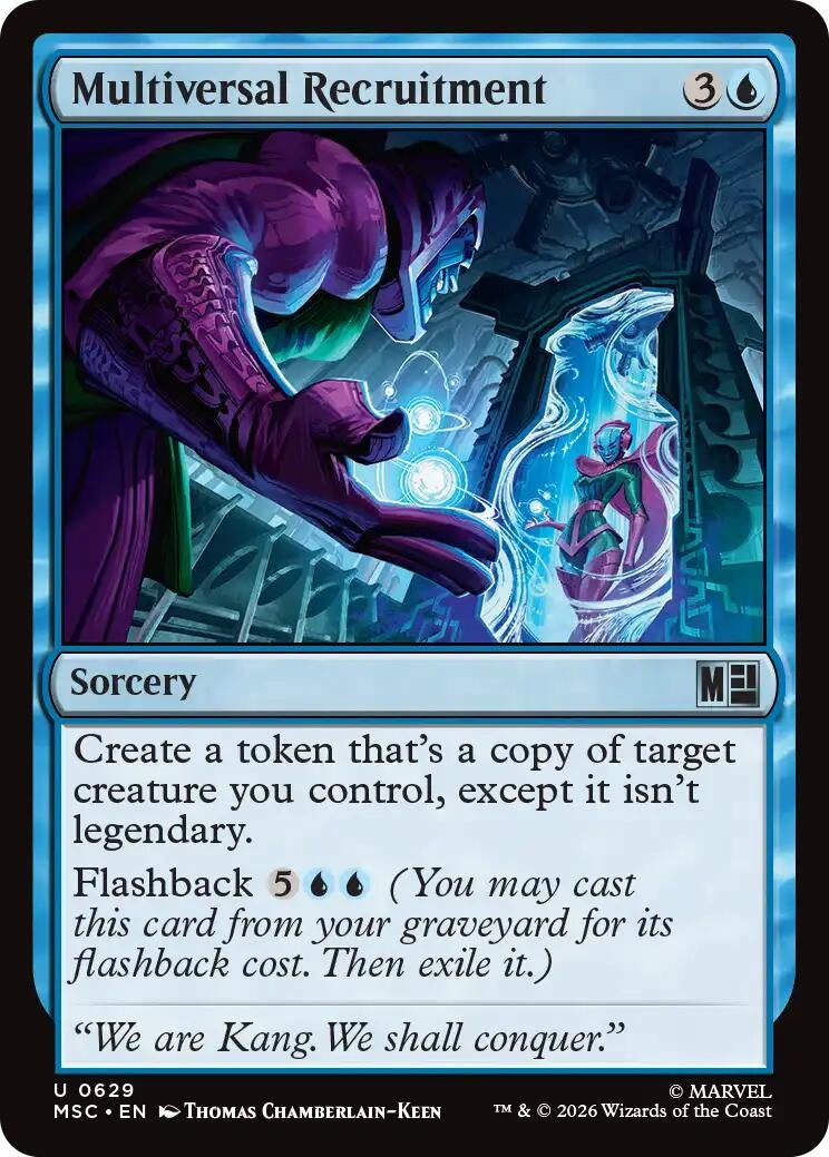 Image for Multiversal Recruitment (Commander: Marvel Super Heroes) (629) (MSC) - Magic: The Gathering