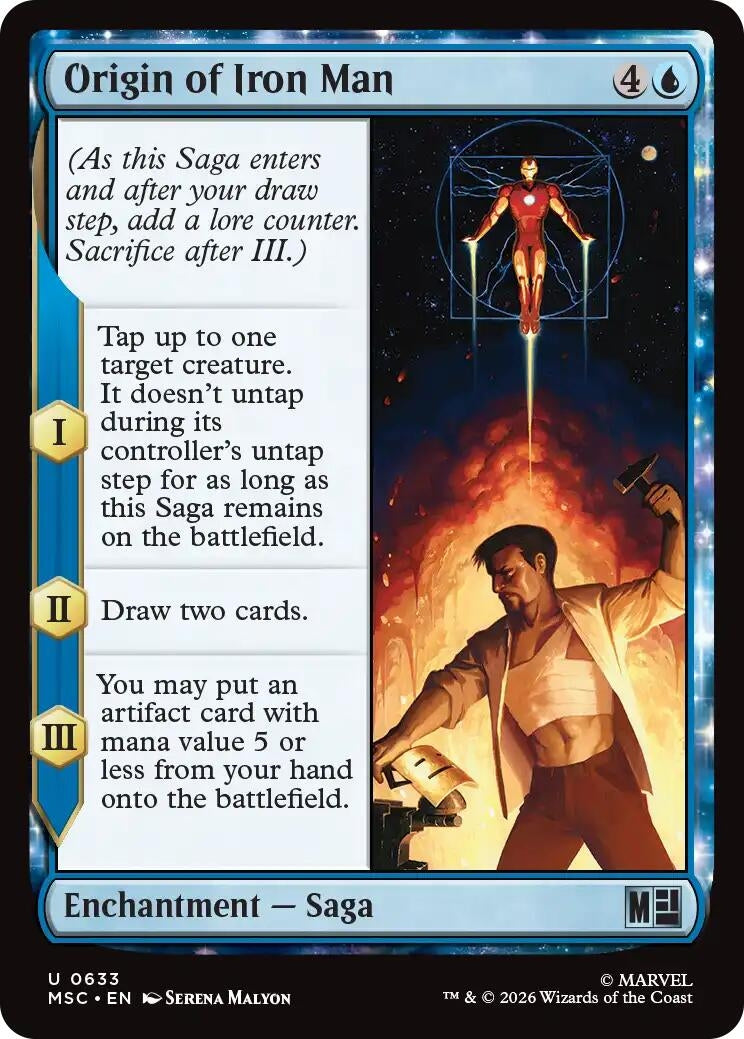 Image for Origin of Iron Man (Commander: Marvel Super Heroes) (633) (MSC) - Magic: The Gathering