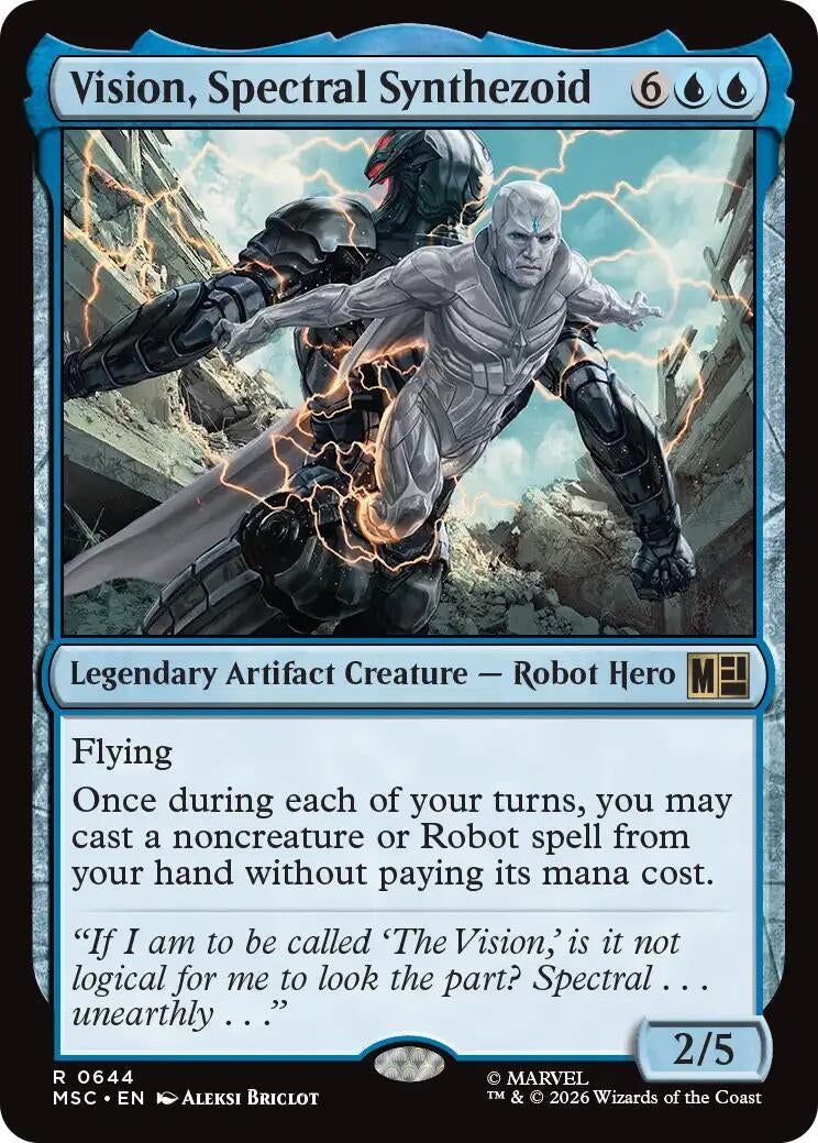 Image for Vision, Spectral Synthezoid (Commander: Marvel Super Heroes) (644) (MSC) - Magic: The Gathering