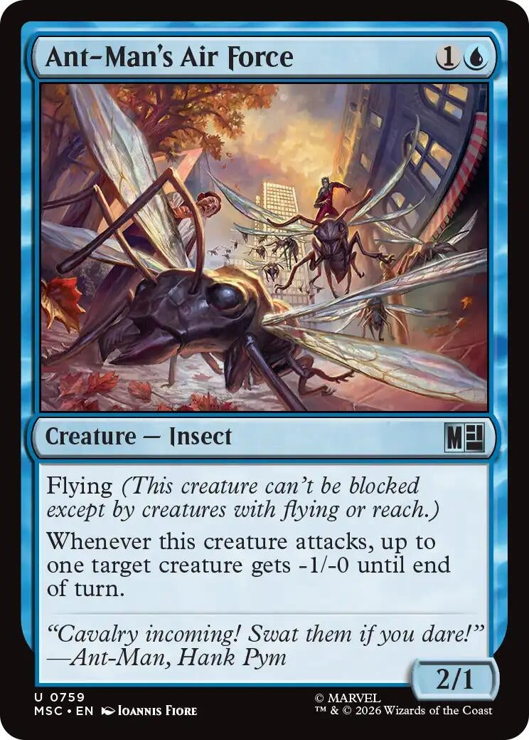 Image for Ant-Man's Air Force (Commander: Marvel Super Heroes) (759) - Magic: The Gathering