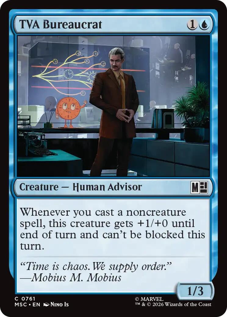 Image for TVA Bureaucrat (Commander: Marvel Super Heroes) (761) (MSC) - Magic: The Gathering