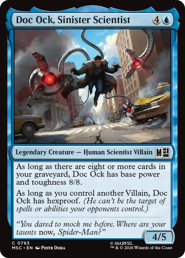 Image for Doc Ock, Sinister Scientist (Commander: Marvel Super Heroes) (783) (MSC) - Magic: The Gathering