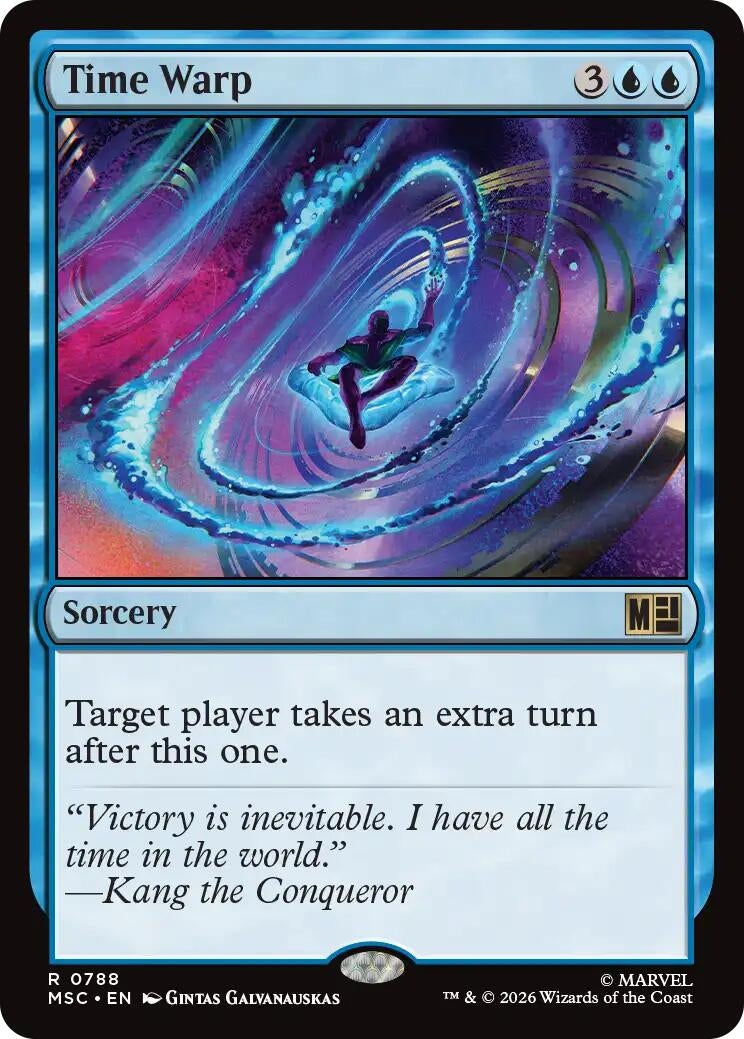 Image for Time Warp (Commander: Marvel Super Heroes) (788) (MSC) - Magic: The Gathering
