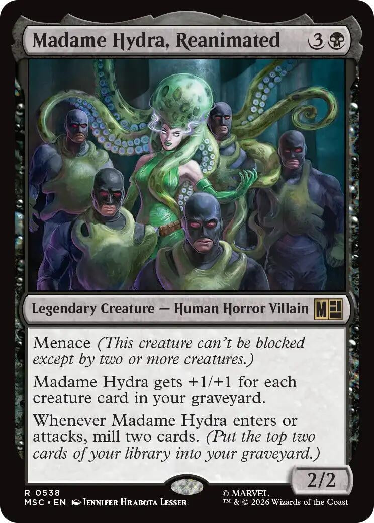 Image for Madame Hydra, Reanimated (Commander: Marvel Super Heroes) (538) (MSC) - Magic: The Gathering