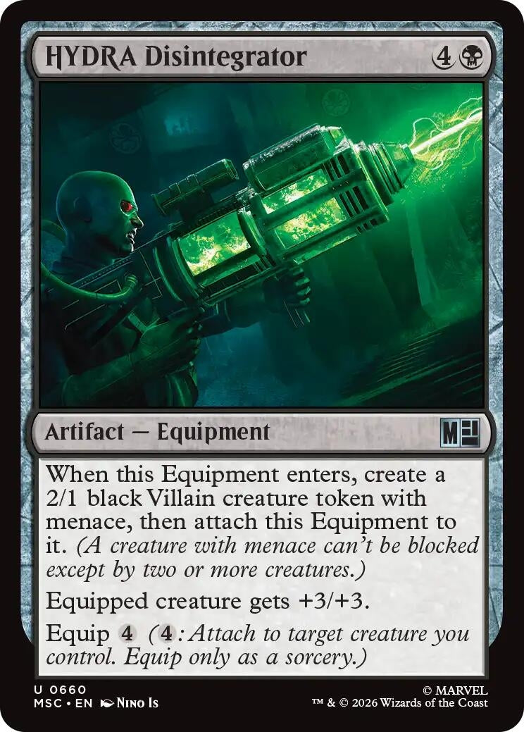 Image for HYDRA Disintegrator (Commander: Marvel Super Heroes) (660) (MSC) - Magic: The Gathering