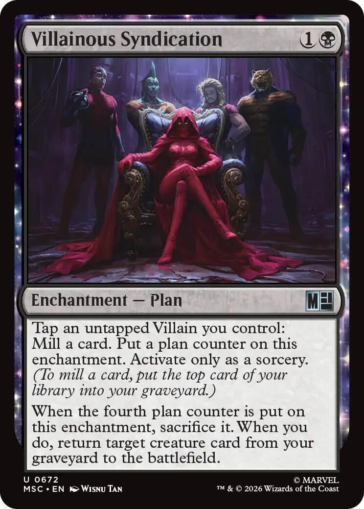 Image for Villainous Syndication (Commander: Marvel Super Heroes) (672) (MSC) - Magic: The Gathering