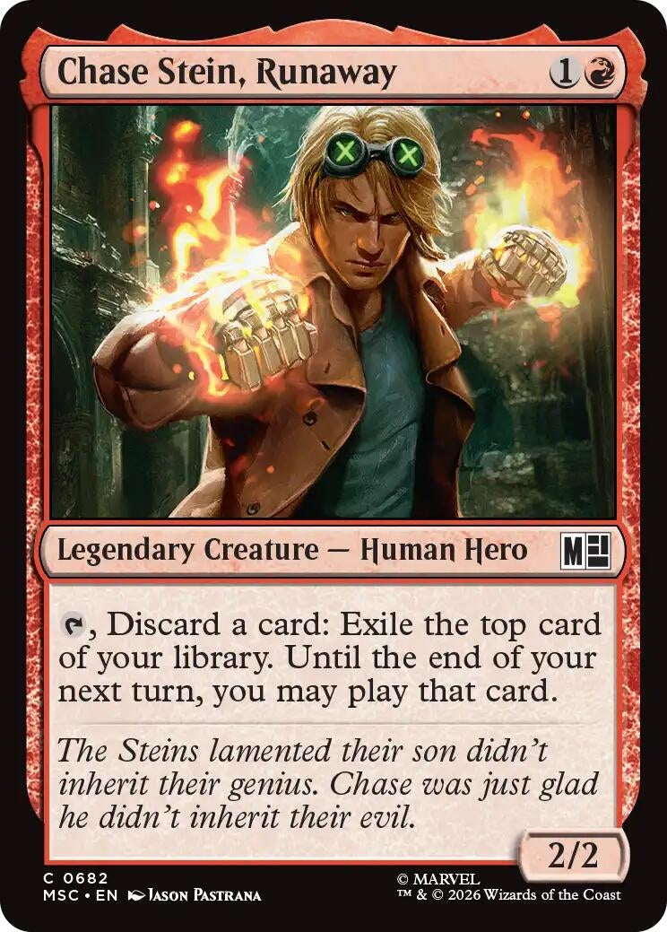 Image for Chase Stein, Runaway (Commander: Marvel Super Heroes) (682) (MSC) - Magic: The Gathering