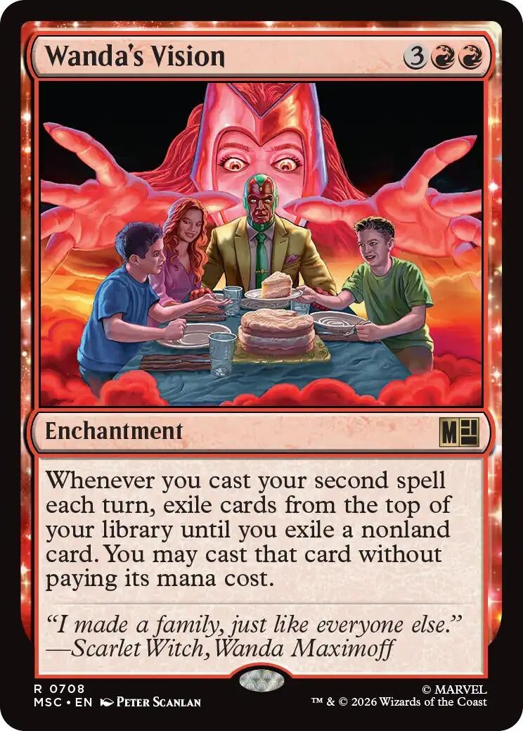 Image for Wanda's Vision (Commander: Marvel Super Heroes) (708) (MSC) - Magic: The Gathering