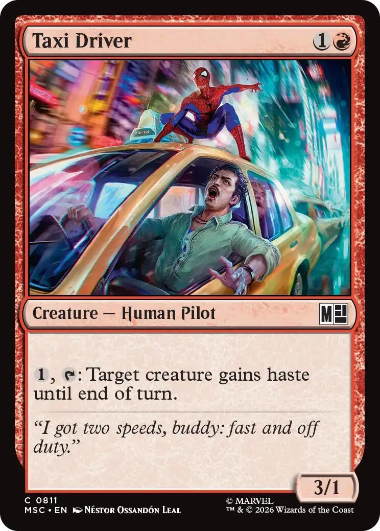 Image for Taxi Driver (Commander: Marvel Super Heroes) (811) (MSC) - Magic: The Gathering