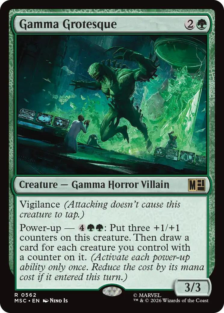 Gamma Grotesque (Commander: Marvel Super Heroes) (562) (MSC)