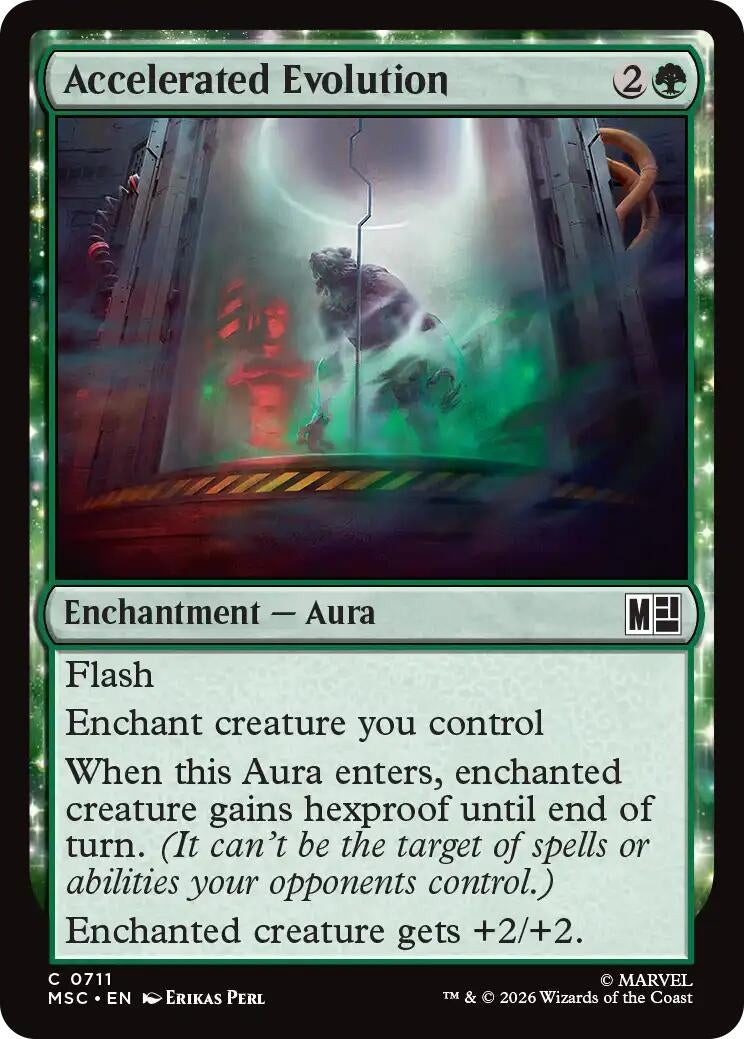 Image for Accelerated Evolution (Commander: Marvel Super Heroes) (711) - Magic: The Gathering