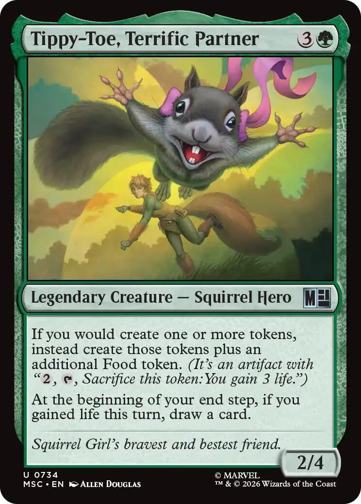 Image for Tippy-Toe, Terrific Partner (Commander: Marvel Super Heroes) (734) (MSC) - Magic: The Gathering