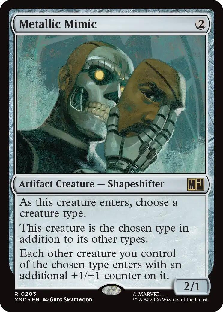 Image for Metallic Mimic (Commander: Marvel Super Heroes) (203) (MSC) - Magic: The Gathering