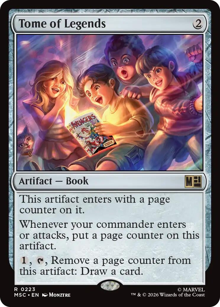 Image for Tome of Legends (Commander: Marvel Super Heroes) (223) (MSC) - Magic: The Gathering