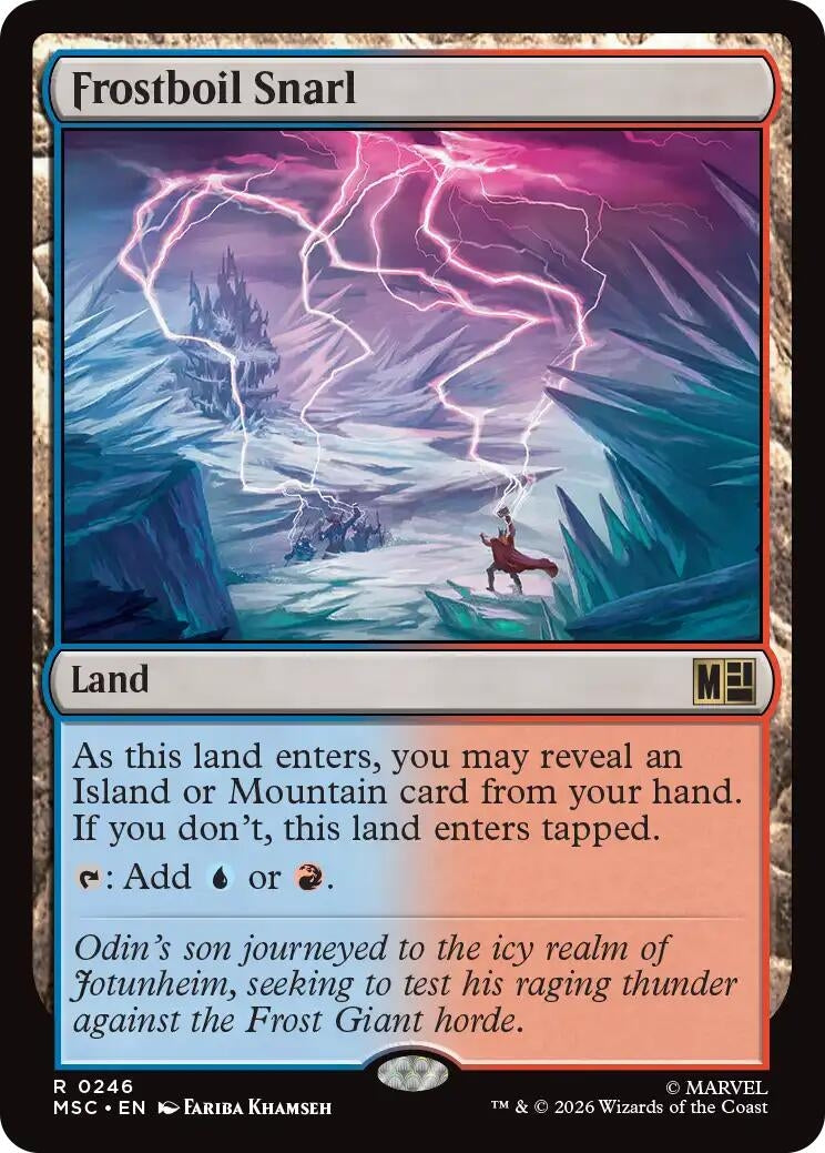 Image for Frostboil Snarl (Commander: Marvel Super Heroes) (246) (MSC) - Magic: The Gathering