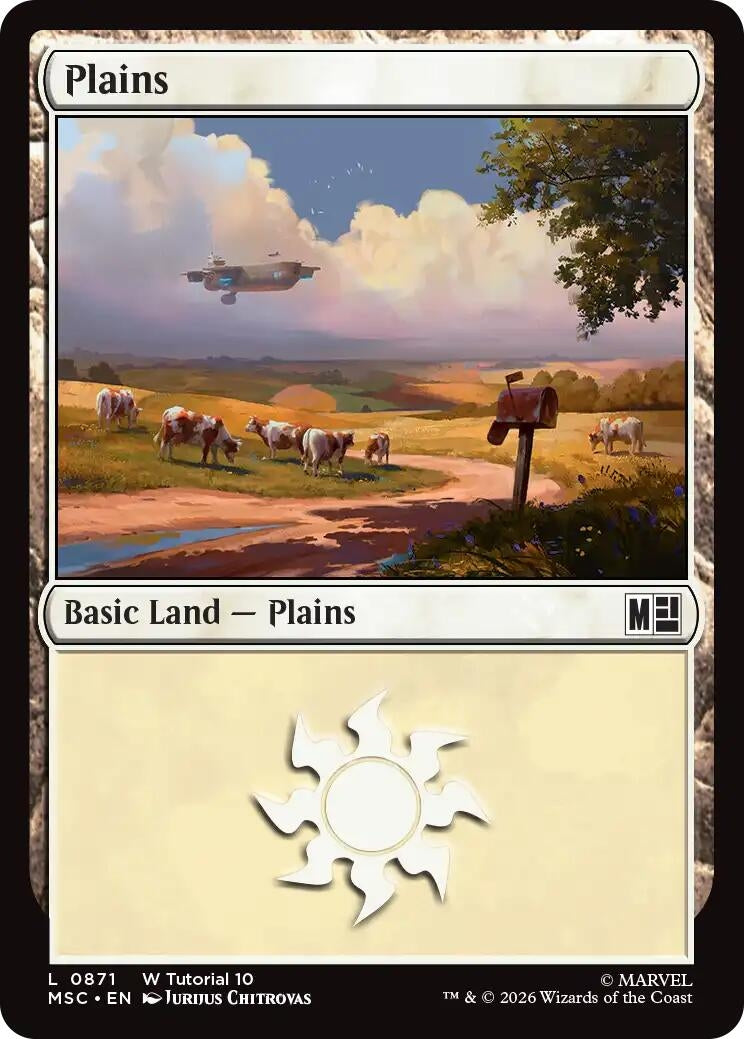 Image for Plains (0871) (Commander: Marvel Super Heroes) (871) (MSC) - Magic: The Gathering