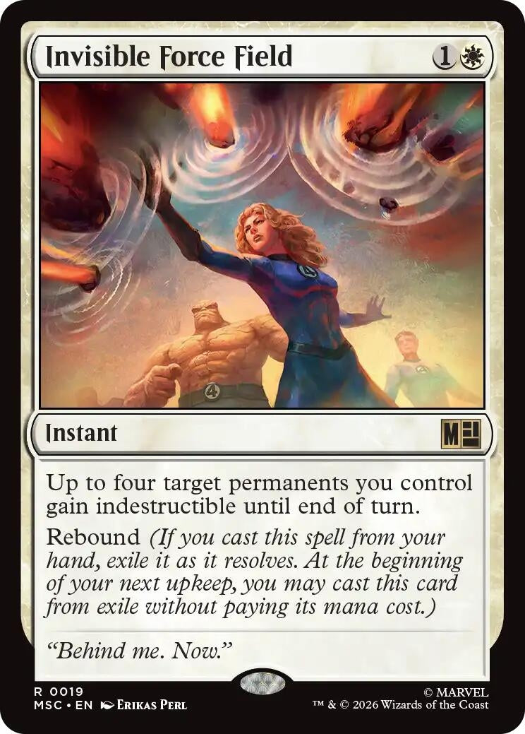 Image for Invisible Force Field (Surge Foil) (Commander: Marvel Super Heroes) (19) (MSC) - Magic: The Gathering