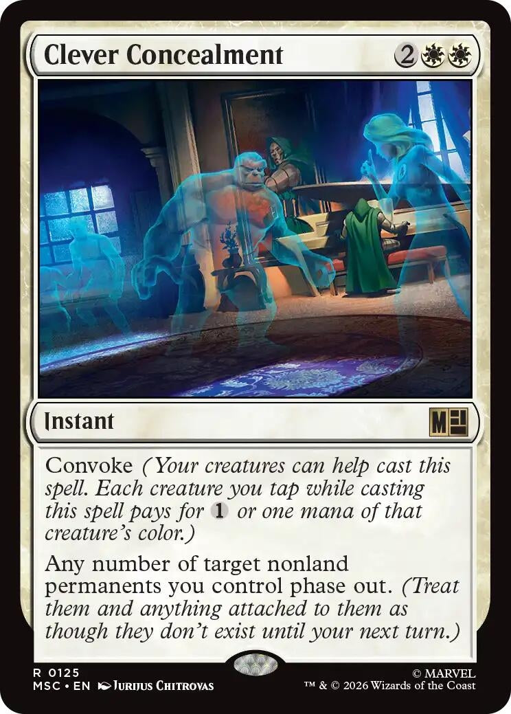 Image for Clever Concealment (Surge Foil) (Commander: Marvel Super Heroes) (125) (MSC) - Magic: The Gathering