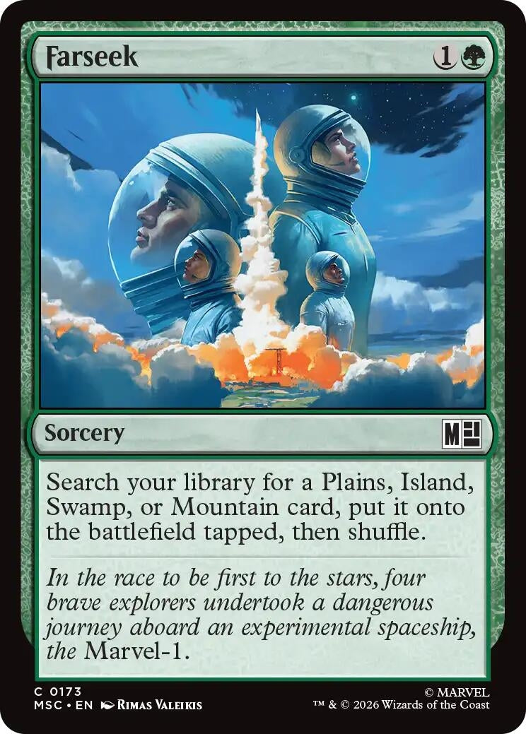Image for Farseek (0173) (Surge Foil) (Commander: Marvel Super Heroes) (173) (MSC) - Magic: The Gathering