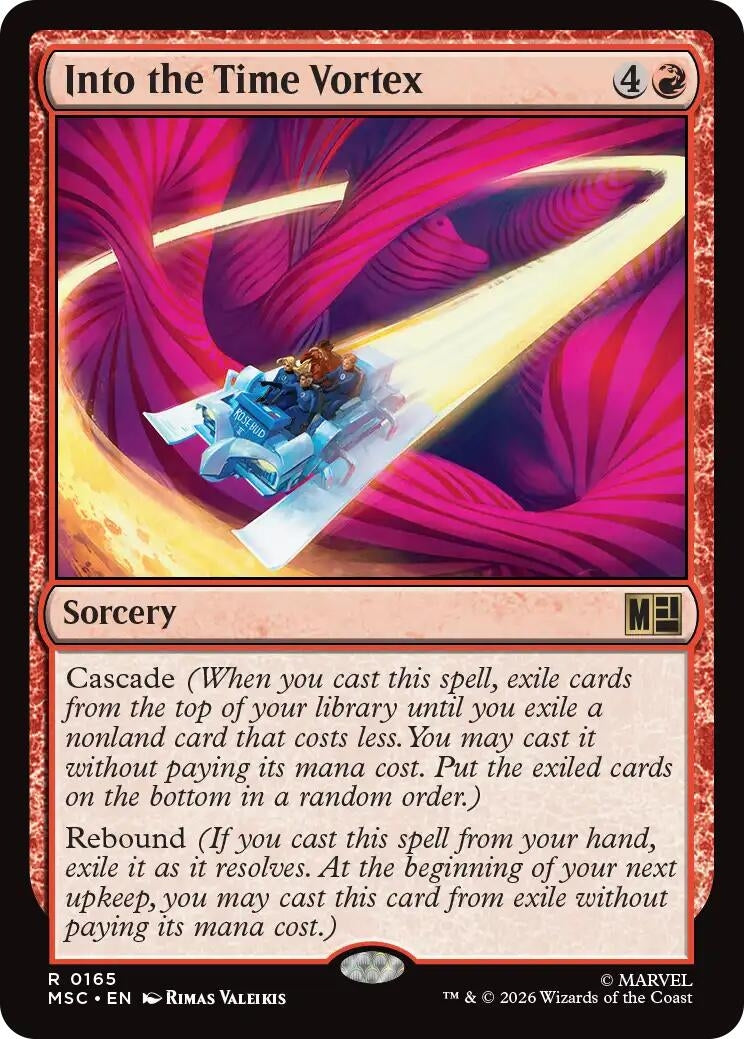 Image for Into the Time Vortex (Surge Foil) (Commander: Marvel Super Heroes) (165) (MSC) - Magic: The Gathering