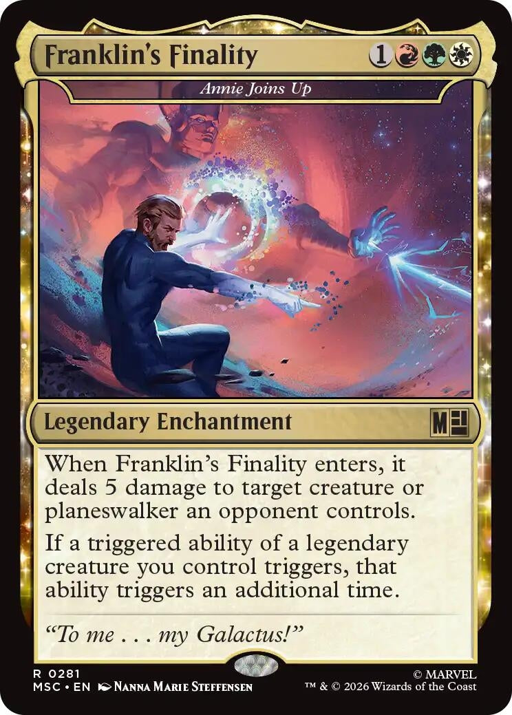 Image for Franklin's Finality - Annie Joins Up (Surge Foil) (Commander: Marvel Super Heroes) (281) (MSC) - Magic: The Gathering