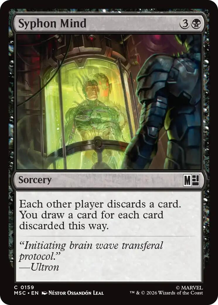 Image for Syphon Mind (Surge Foil) (Commander: Marvel Super Heroes) (159) (MSC) - Magic: The Gathering