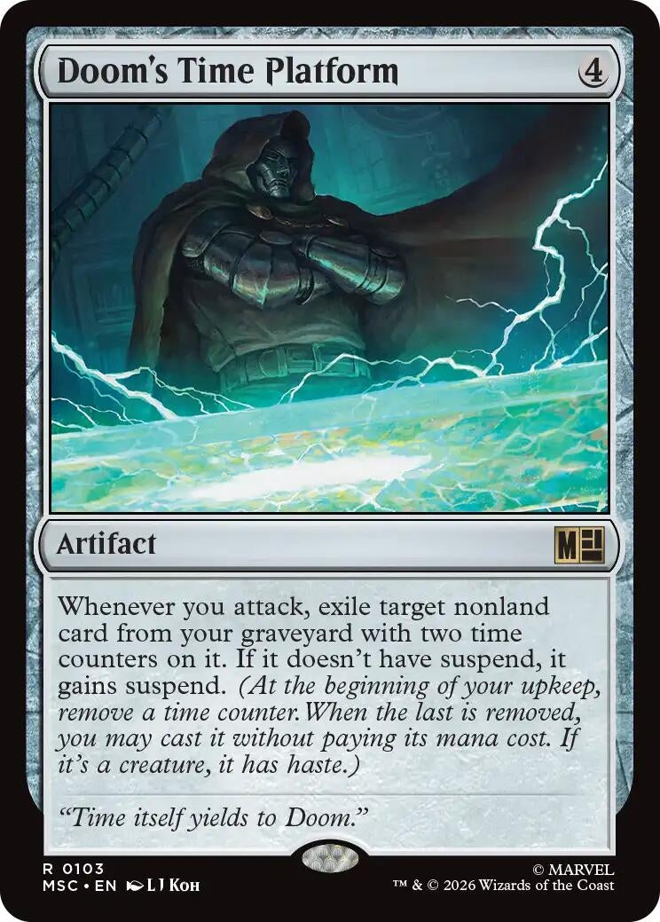 Image for Doom's Time Platform (Commander: Marvel Super Heroes) (103) (MSC) - Magic: The Gathering