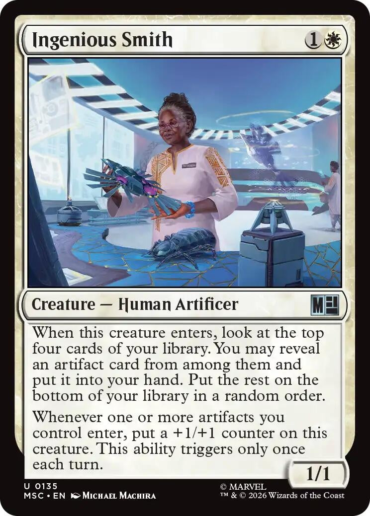 Image for Ingenious Smith (Commander: Marvel Super Heroes) (135) (MSC) - Magic: The Gathering