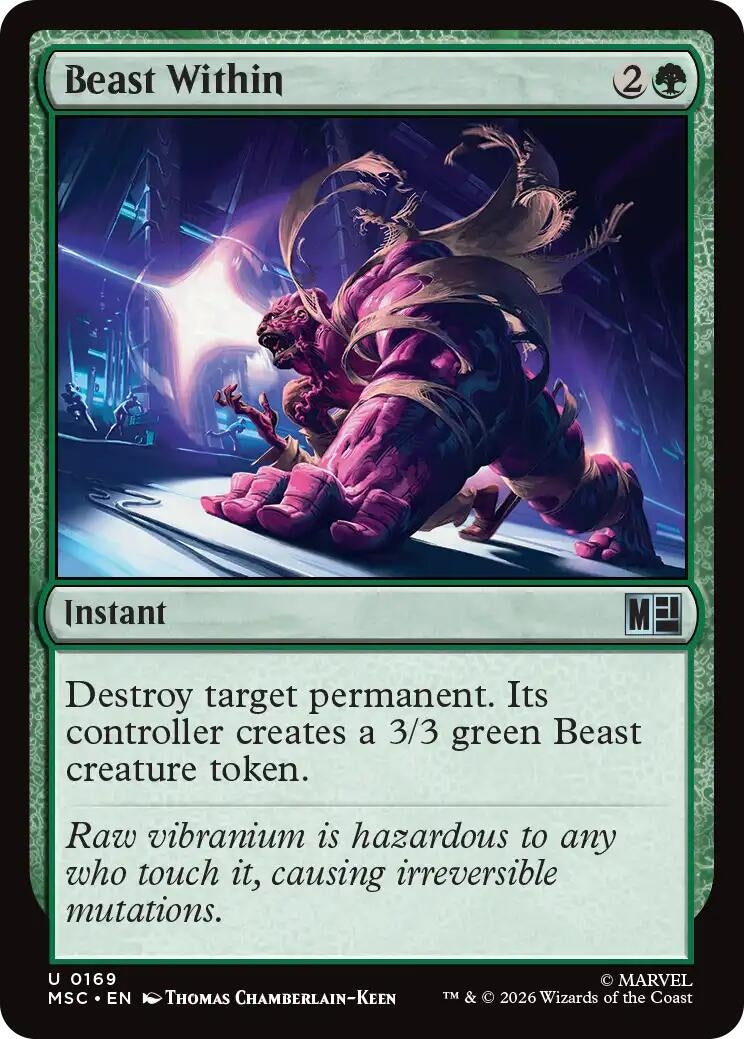 Image for Beast Within (Commander: Marvel Super Heroes) (169) - Magic: The Gathering
