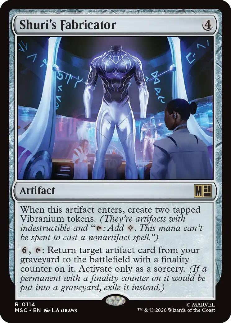 Image for Shuri's Fabricator (Commander: Marvel Super Heroes) (114) (MSC) - Magic: The Gathering