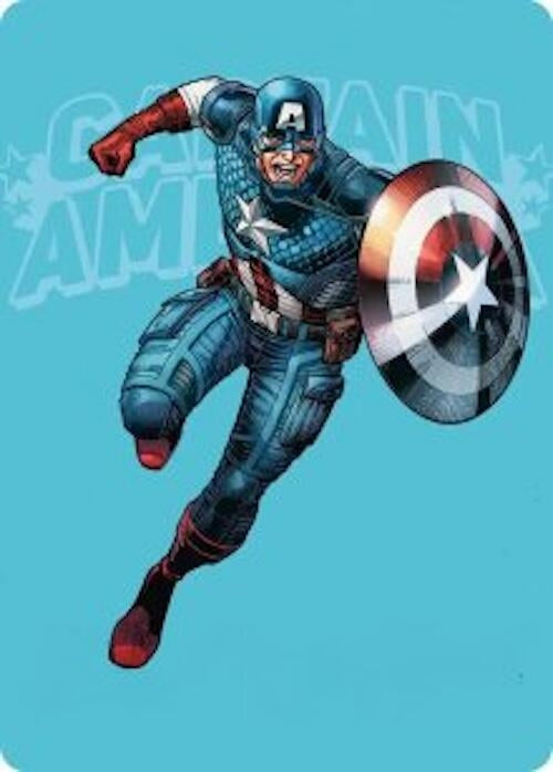 Image for Captain America, Super-Soldier Art Card (Art Series: Marvel Super Heroes) (21) (AAMSH) - Magic: The Gathering