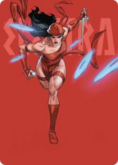 Image for Elektra, Daughter of the Hand (Art Series: Marvel Super Heroes) (25) (AAMSH) - Magic: The Gathering