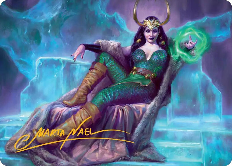 Image for Lady Loki, Agent of Chaos Art Card (Gold-Stamped Signature) (Art Series: Marvel Super Heroes) (33) (AAMSH) - Magic: The Gathering