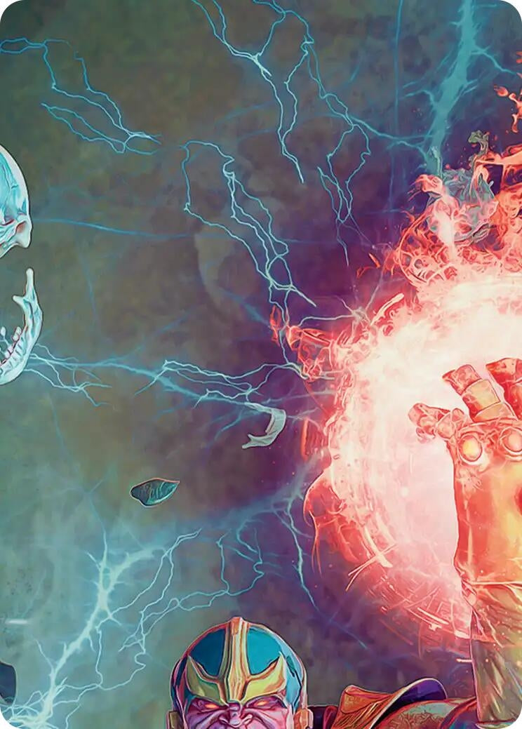 Image for Thanos, the Mad Titan Art Card (2/9) (Art Series: Marvel Super Heroes) (2) (AAMSH) - Magic: The Gathering
