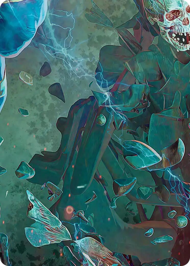 Image for Thanos, the Mad Titan Art Card (6/9) (Art Series: Marvel Super Heroes) (6) (AAMSH) - Magic: The Gathering