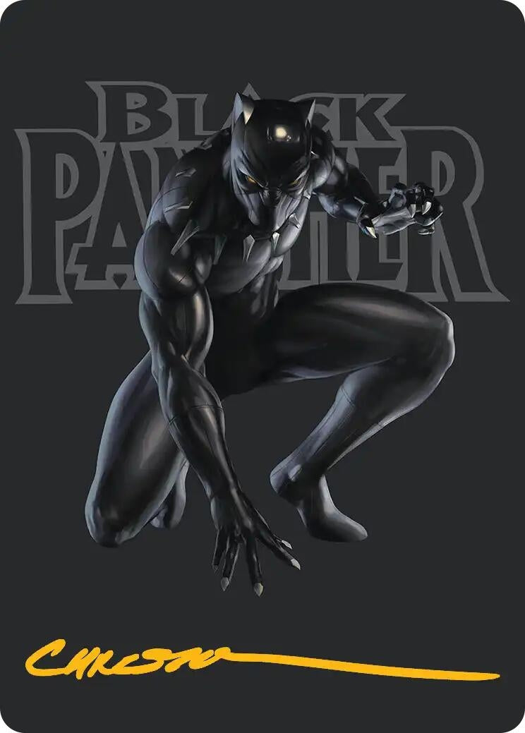 Image for Black Panther, Hope Enduring Art Card (Gold-Stamped Signature) (Art Series: Marvel Super Heroes) (27) (AAMSH) - Magic: The Gathering