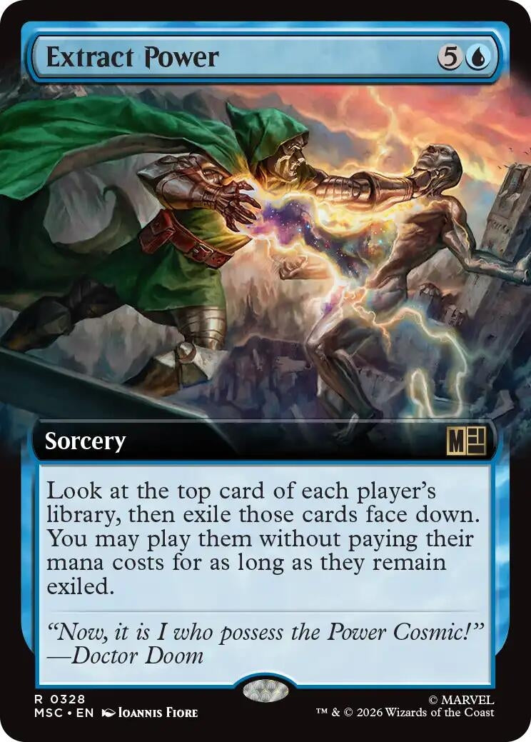 Image for Extract Power (Extended Art) (Commander: Marvel Super Heroes) (328) (MSC) - Magic: The Gathering
