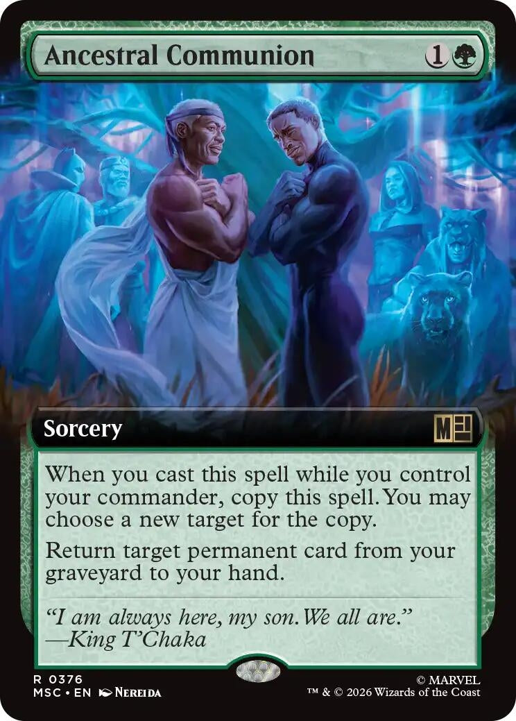 Image for Ancestral Communion (Extended Art) (Commander: Marvel Super Heroes) (376) - Magic: The Gathering