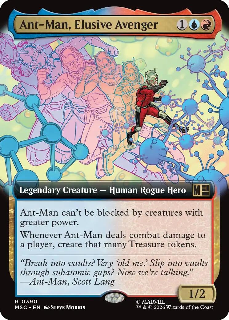 Image for Ant-Man, Elusive Avenger (Extended Art) (Commander: Marvel Super Heroes) (390) - Magic: The Gathering